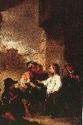 Bartolome Esteban Murillo, homas of Villanueva dividing his clothes among beggar boys